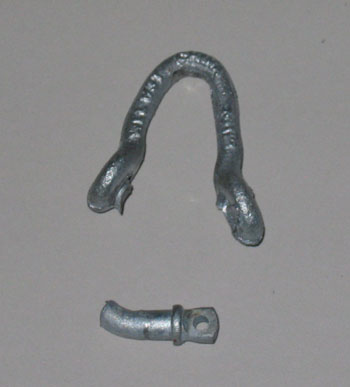 Broken shackle